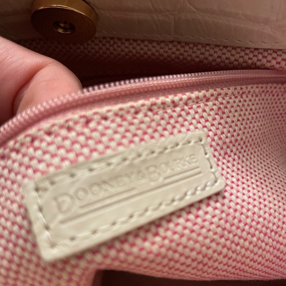 Dooney & Bourke Ivory White Leather Shoulder Bag - Picture 5 of 7